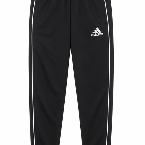 Adidas Boys Black 13-14 Years Jogger Trousers with Side Stripes