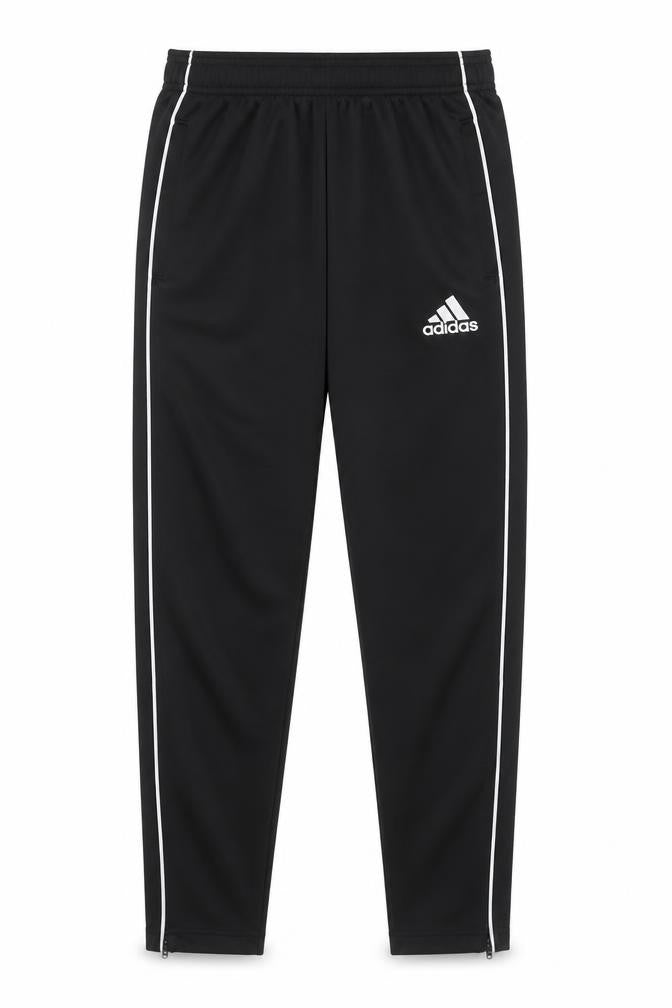 Adidas Boys Black 13-14 Years Jogger Trousers with Side Stripes