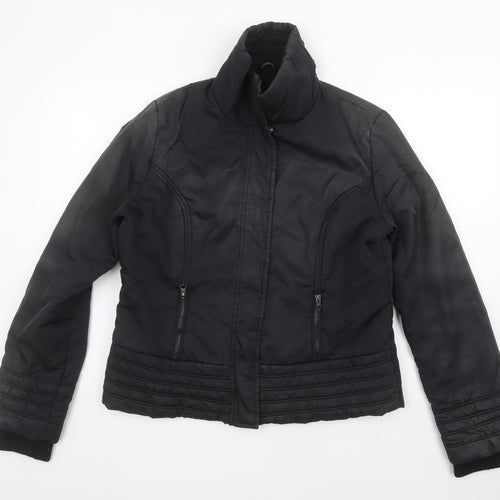 Select Women Black Size 16 Quilted Puffer Jacket
