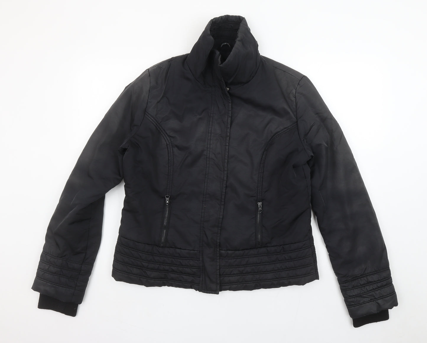 Select Women Black Size 16 Quilted Puffer Jacket