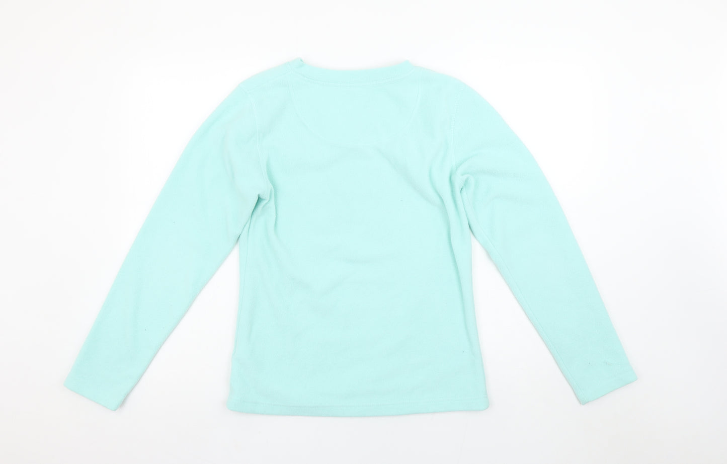 Millets Girls Blue Fleece V-Neck Pullover Sweatshirt - 13 Years