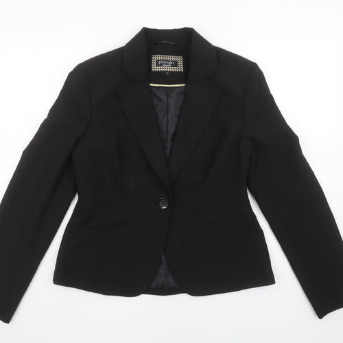 Principles by Ben de Lisi Black Women's Size 12 Tailored Blazer