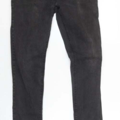 Denim Co Men's Black Skinny Jeans W30 L30 Slim Fit