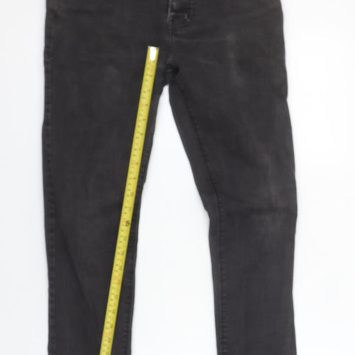 Denim Co Men's Black Skinny Jeans W30 L30 Slim Fit