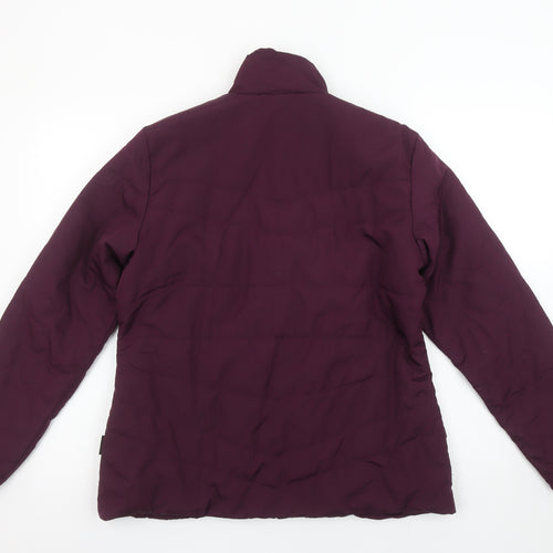 Decathlon Women’s Purple Puffer Jacket L Lightweight Insulated Coat