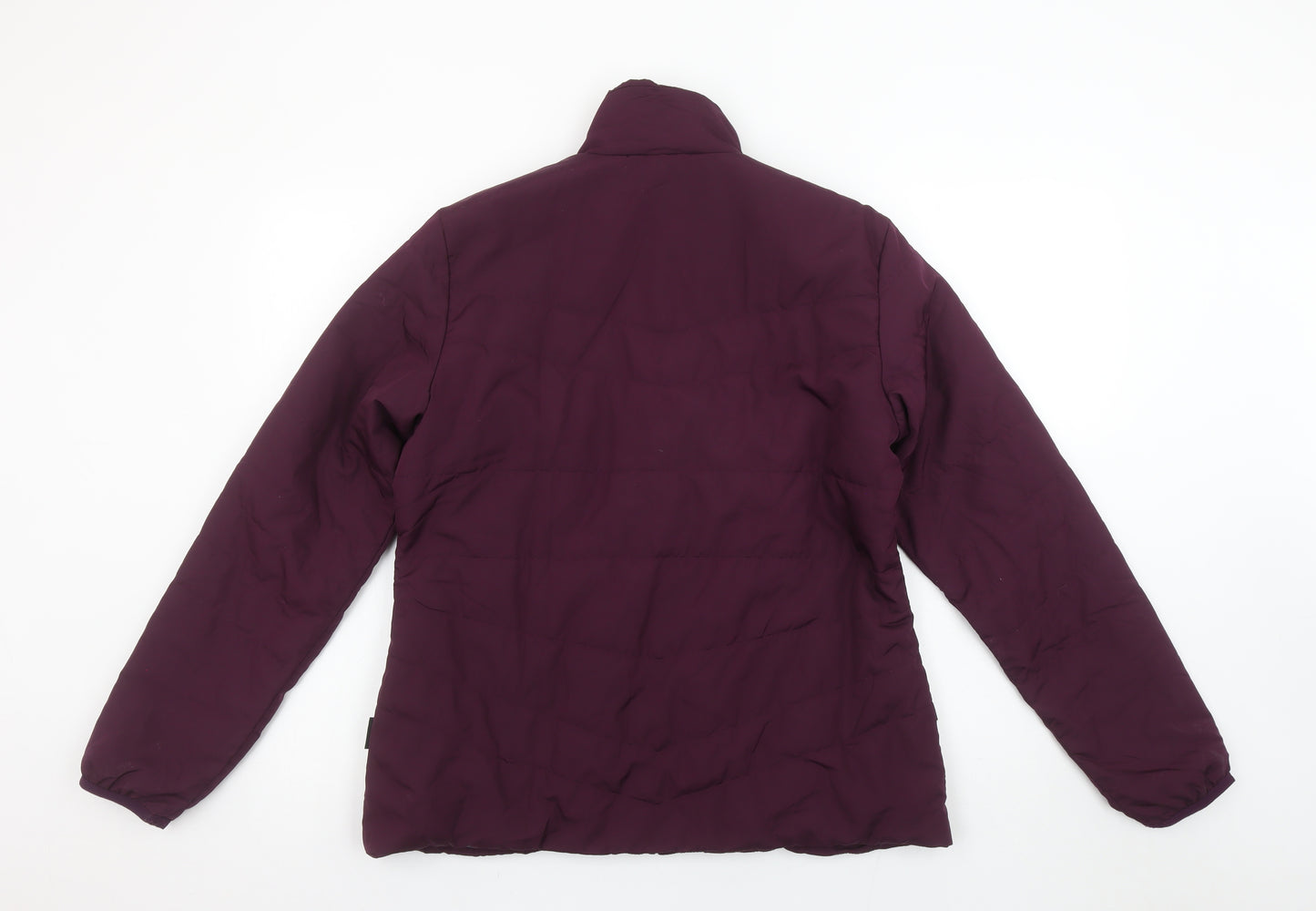 Decathlon Women’s Purple Puffer Jacket L Lightweight Insulated Coat