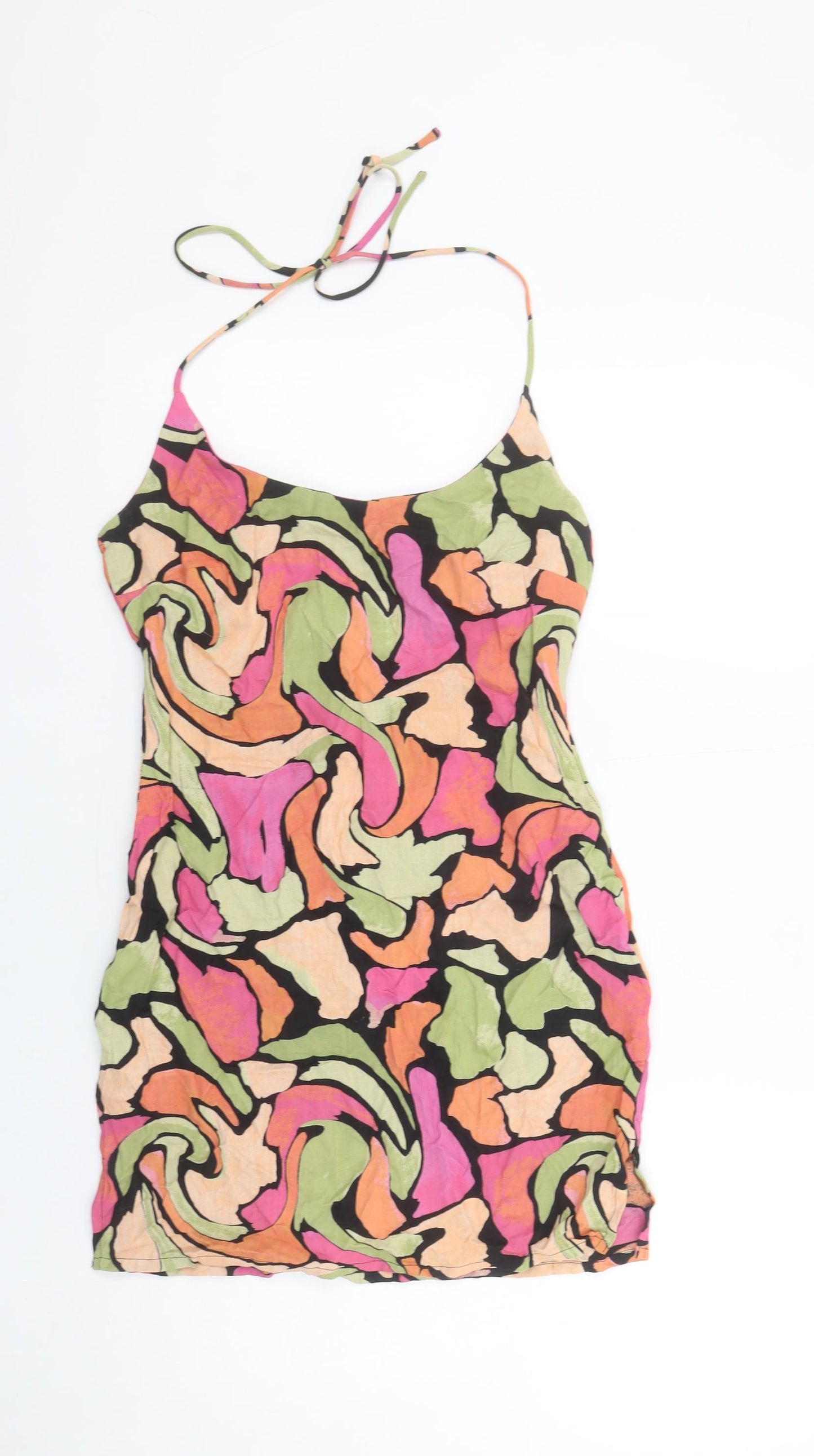 ASOS Design Women’s Multicoloured Size 8 Slip Mini Dress
