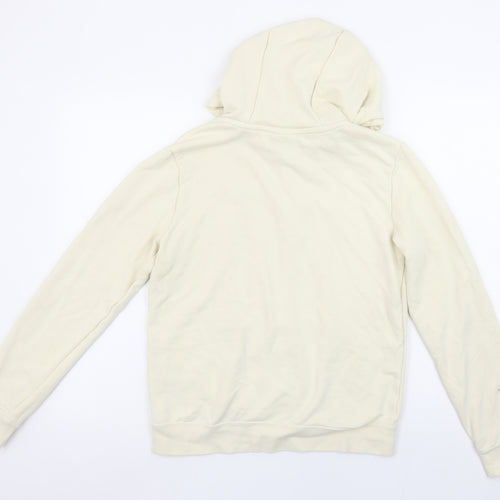 Nike Women Beige XS Pullover Hoodie Cotton Blend Casual Sportswear