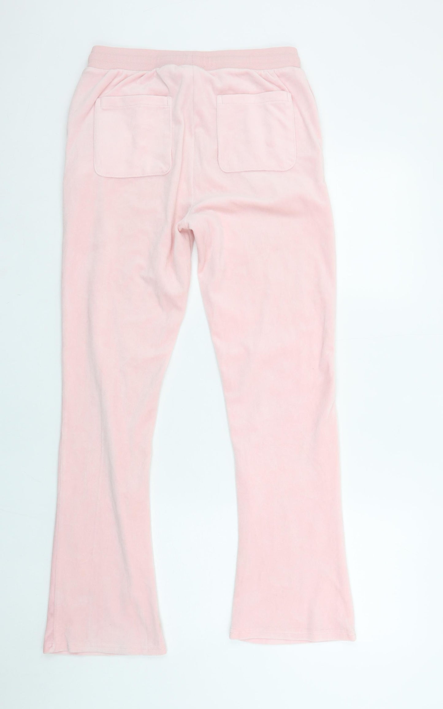 Juicy Couture Girls Pink Velour Jogger Trousers Age 12-13 Years