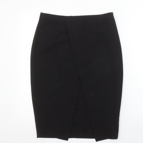 Forever 21 Women Black Size 12 Pencil Skirt Stretch Workwear