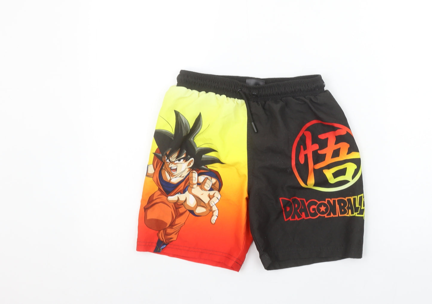 Primark Boys Multicoloured Dragon Ball Z Swim Shorts 9-10 Years Quick Dry