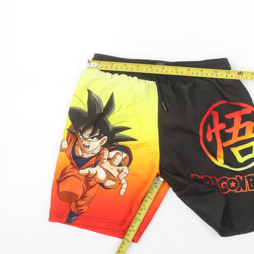 Primark Boys Multicoloured Dragon Ball Z Swim Shorts 9-10 Years Quick Dry