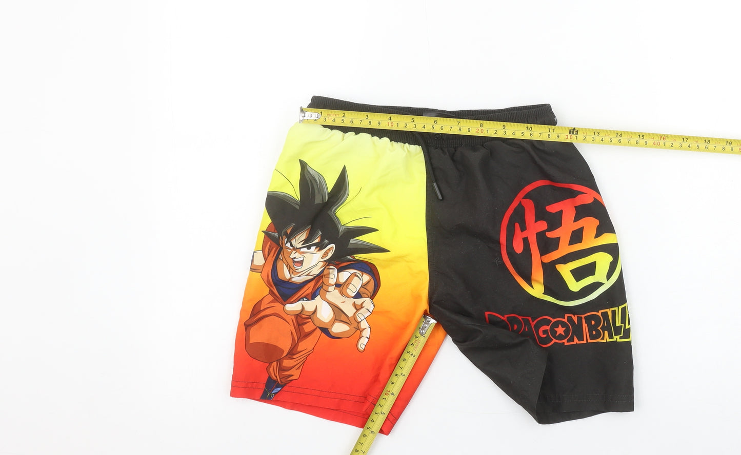 Primark Boys Multicoloured Dragon Ball Z Swim Shorts 9-10 Years Quick Dry