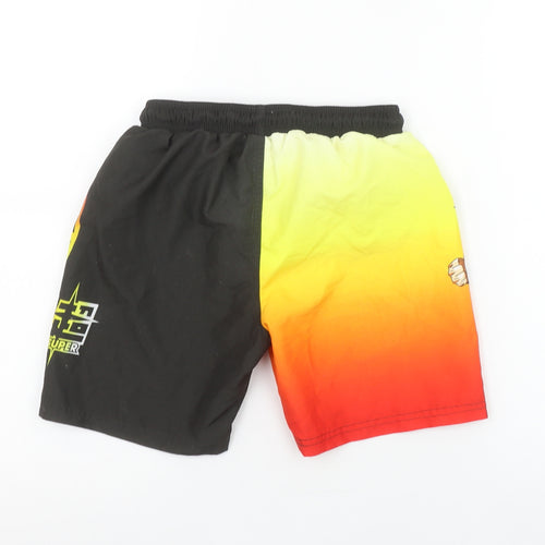 Primark Boys Multicoloured Dragon Ball Z Swim Shorts 9-10 Years Quick Dry