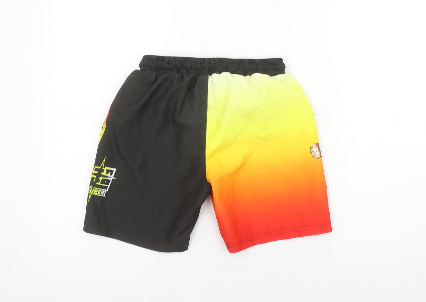 Primark Boys Multicoloured Dragon Ball Z Swim Shorts 9-10 Years Quick Dry