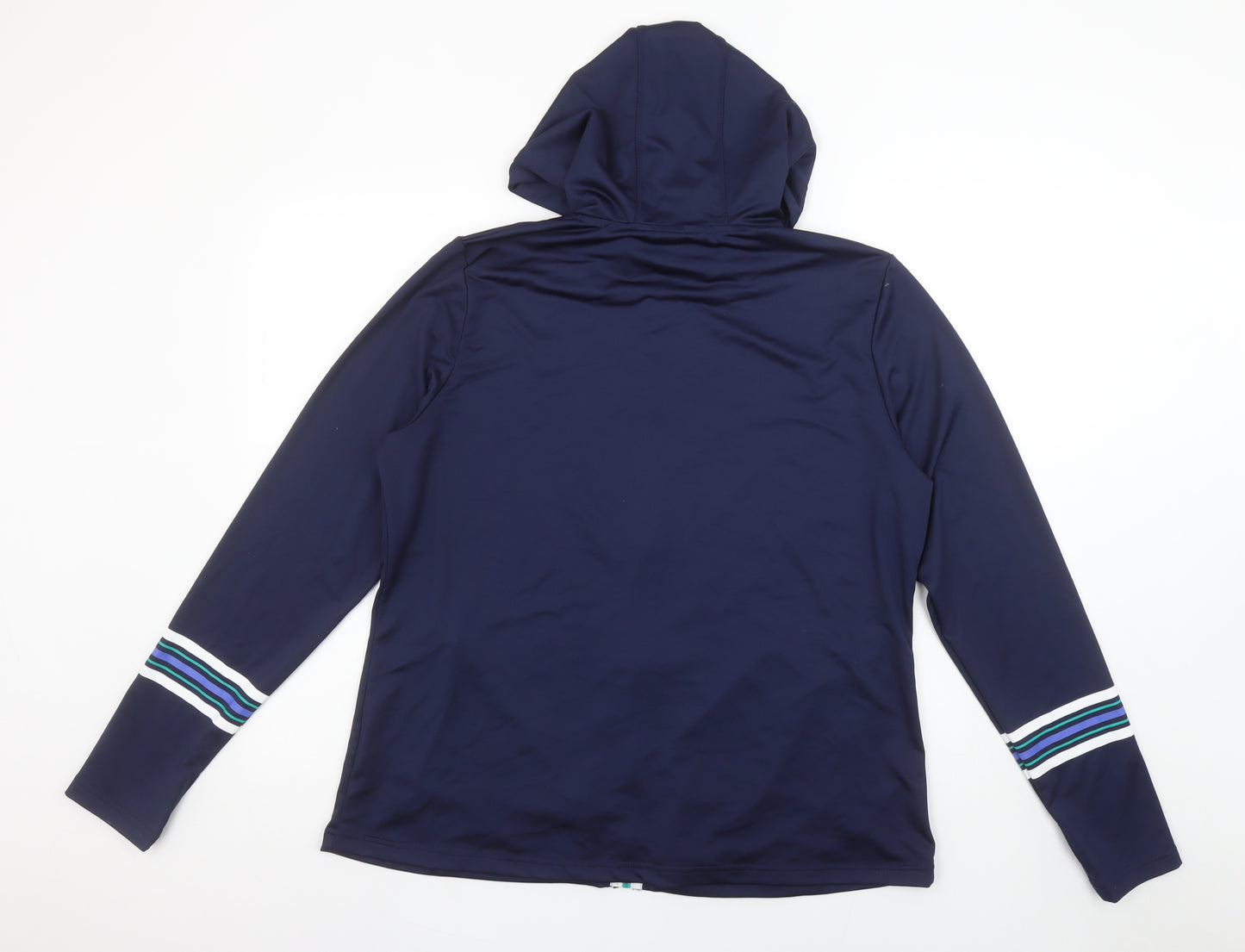 Dunnes Stores Women’s Navy Full Zip Hoodie Large Polyester Blend