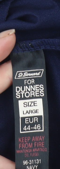 Dunnes Stores Women’s Navy Full Zip Hoodie Large Polyester Blend