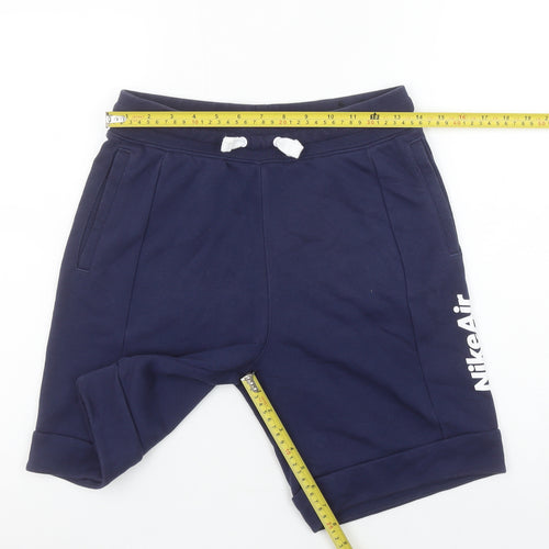 Nike Boys Blue XL Sweat Shorts Gym Training Casual Activewear