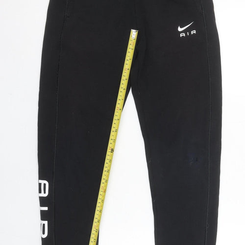 Nike Boys Black Jogger Sweatpants 14 Years Cotton Blend Sports Trousers