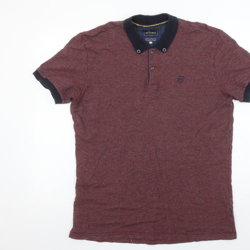 XV Kings Men's Red 2XL Short Sleeve Cotton Polo Shirt