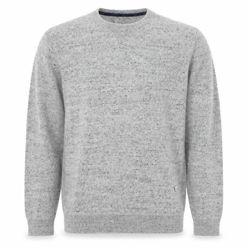 Jack & Jones Men's Grey XL Crew Neck Cotton Knit Jumper