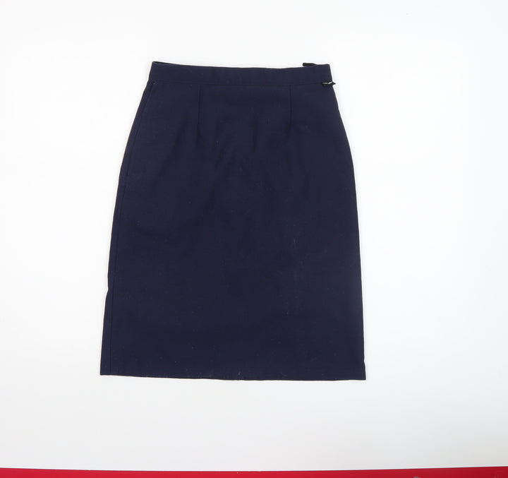Hunter Women’s Navy Blue Pencil Skirt Size 26 Lined Workwear