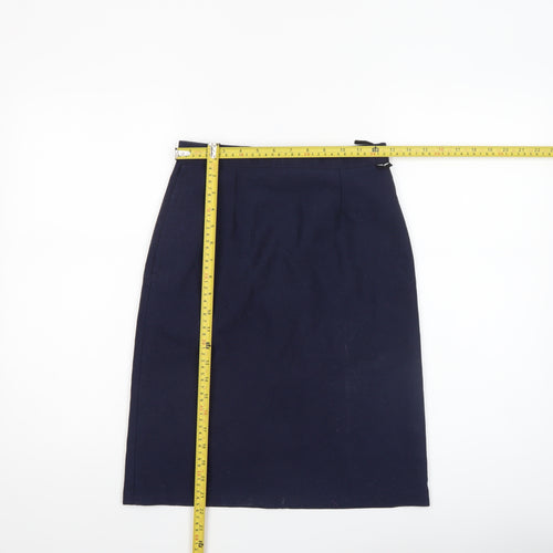 Hunter Women’s Navy Blue Pencil Skirt Size 26 Lined Workwear