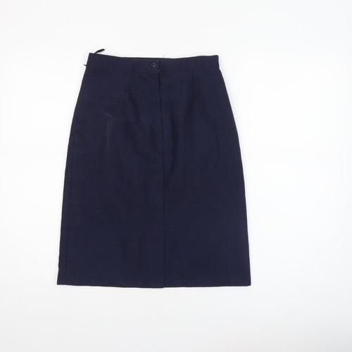 Hunter Women’s Navy Blue Pencil Skirt Size 26 Lined Workwear