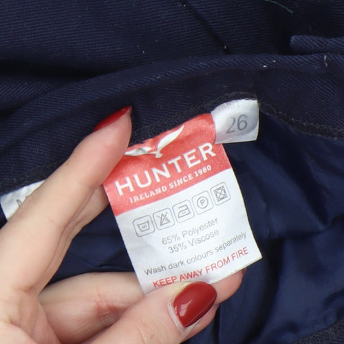 Hunter Women’s Navy Blue Pencil Skirt Size 26 Lined Workwear
