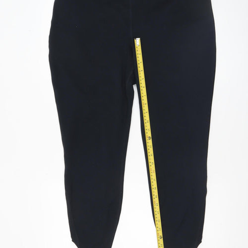 Dunnes Stores Women Black XL Slim Fit Stretch Activewear Leggings