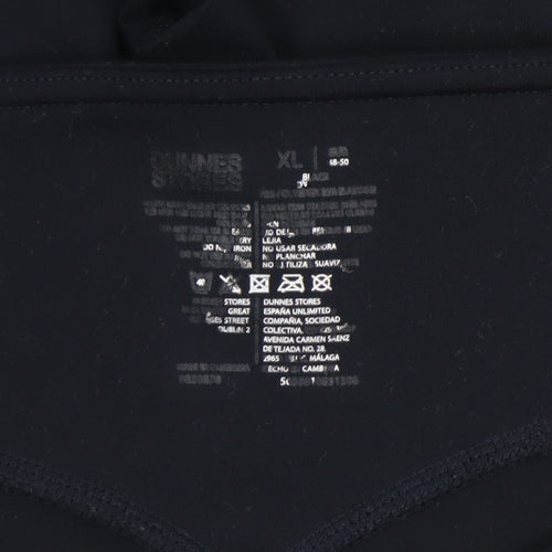 Dunnes Stores Women Black XL Slim Fit Stretch Activewear Leggings