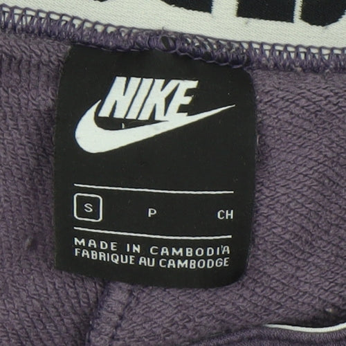 Nike Men’s Purple Jogger Sweatpants S Regular Fleece Tapered