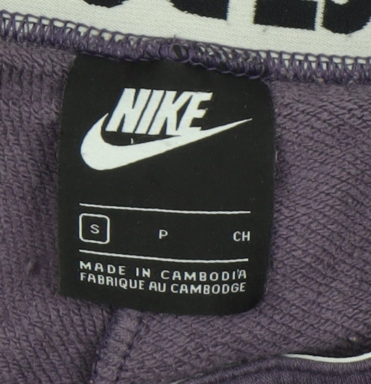 Nike Men’s Purple Jogger Sweatpants S Regular Fleece Tapered