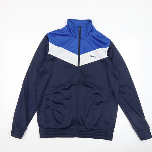 Slazenger Men's Blue Small Track Jacket Full Zip Sportswear