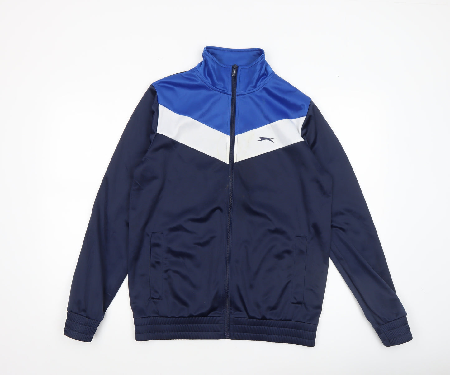 Slazenger Men's Blue Small Track Jacket Full Zip Sportswear