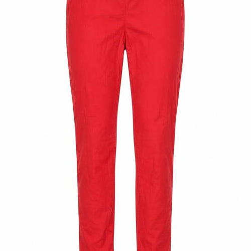H&M Women’s Red Slim Fit Stretch Cotton Trousers Size 8