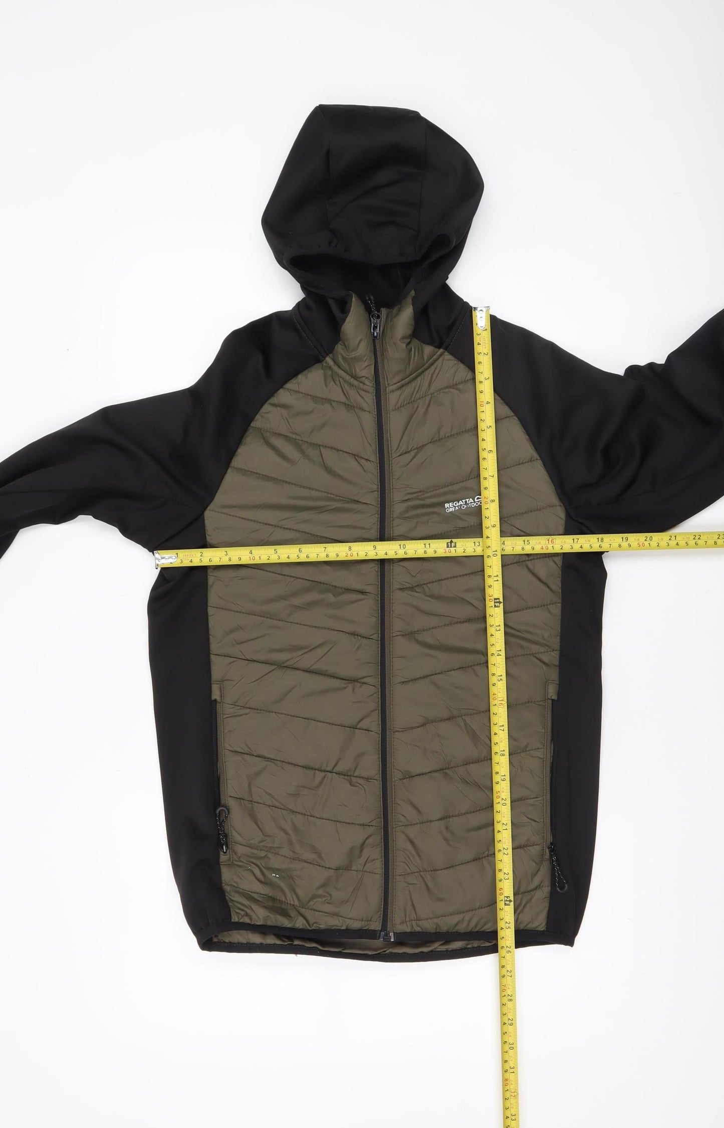 Regatta Men's Green Softshell Hooded Jacket Size S Outdoor Casual