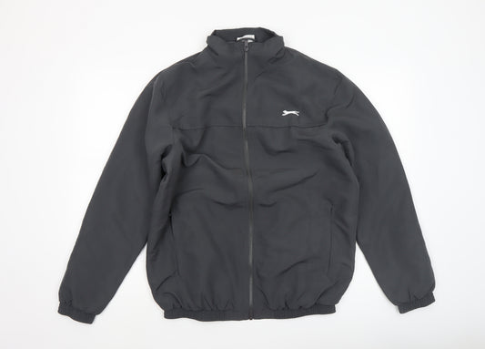 Slazenger Men's Black Full Zip Lightweight Softshell Jacket Size S