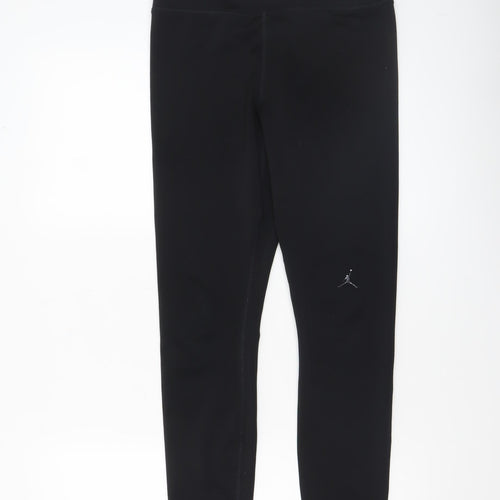 Nike Jordan Women's Black Tight Fit Leggings M Stretch Activewear