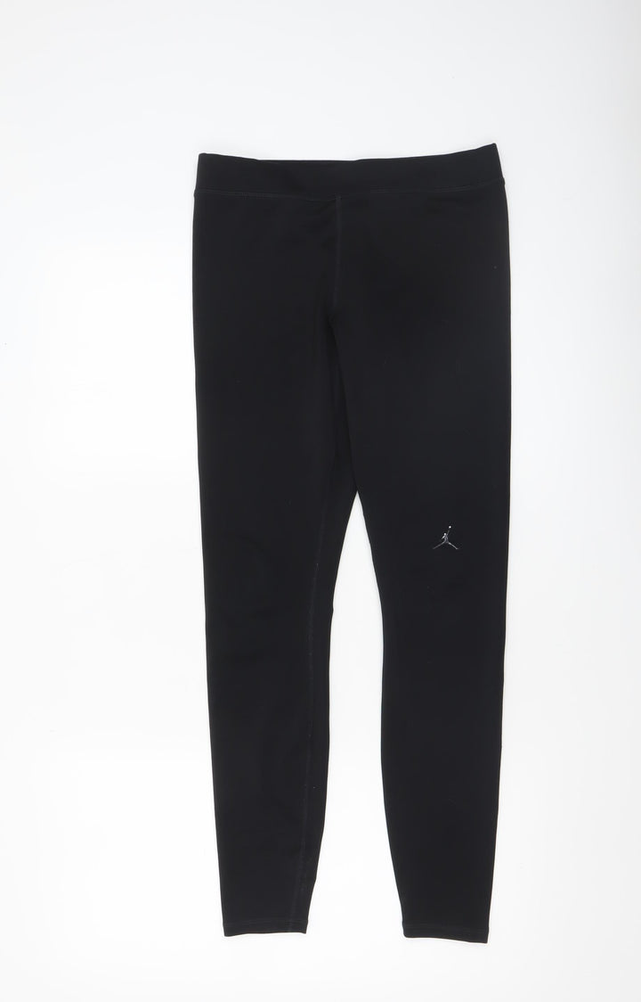 Nike Jordan Women's Black Tight Fit Leggings M Stretch Activewear