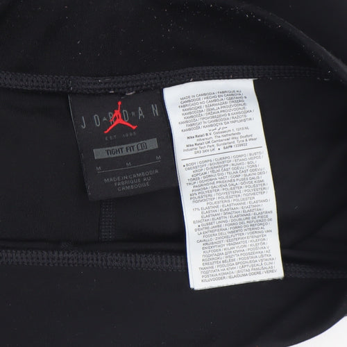 Nike Jordan Women's Black Tight Fit Leggings M Stretch Activewear