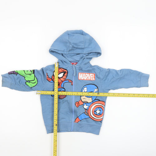 Next Marvel Blue Hoodie Jacket 18–24 Months Unisex Baby Superhero Print