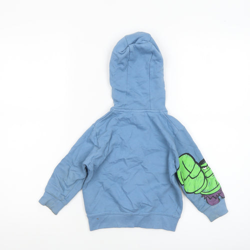 Next Marvel Blue Hoodie Jacket 18–24 Months Unisex Baby Superhero Print