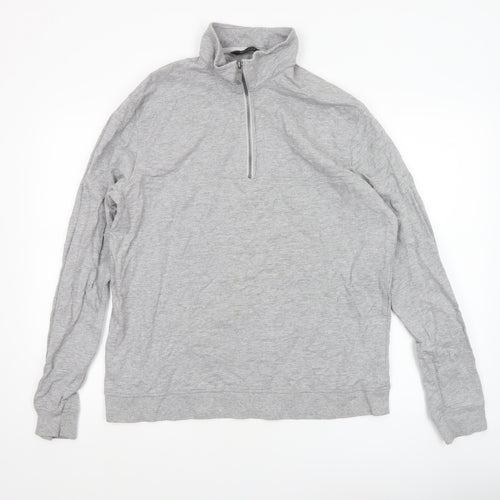 Regatta Men’s Grey XL 1/4 Zip Sweatshirt Lightweight Top