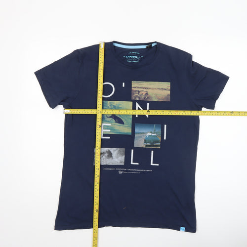 O'Neill Boys Blue Graphic Surf T-Shirt 16 Years Cotton Short Sleeve