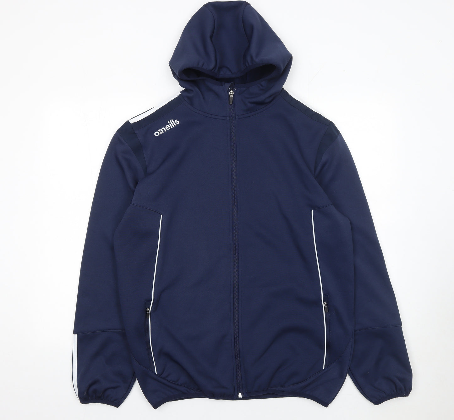 O'Neills Men's Blue Full Zip Hoodie Size M Sportswear