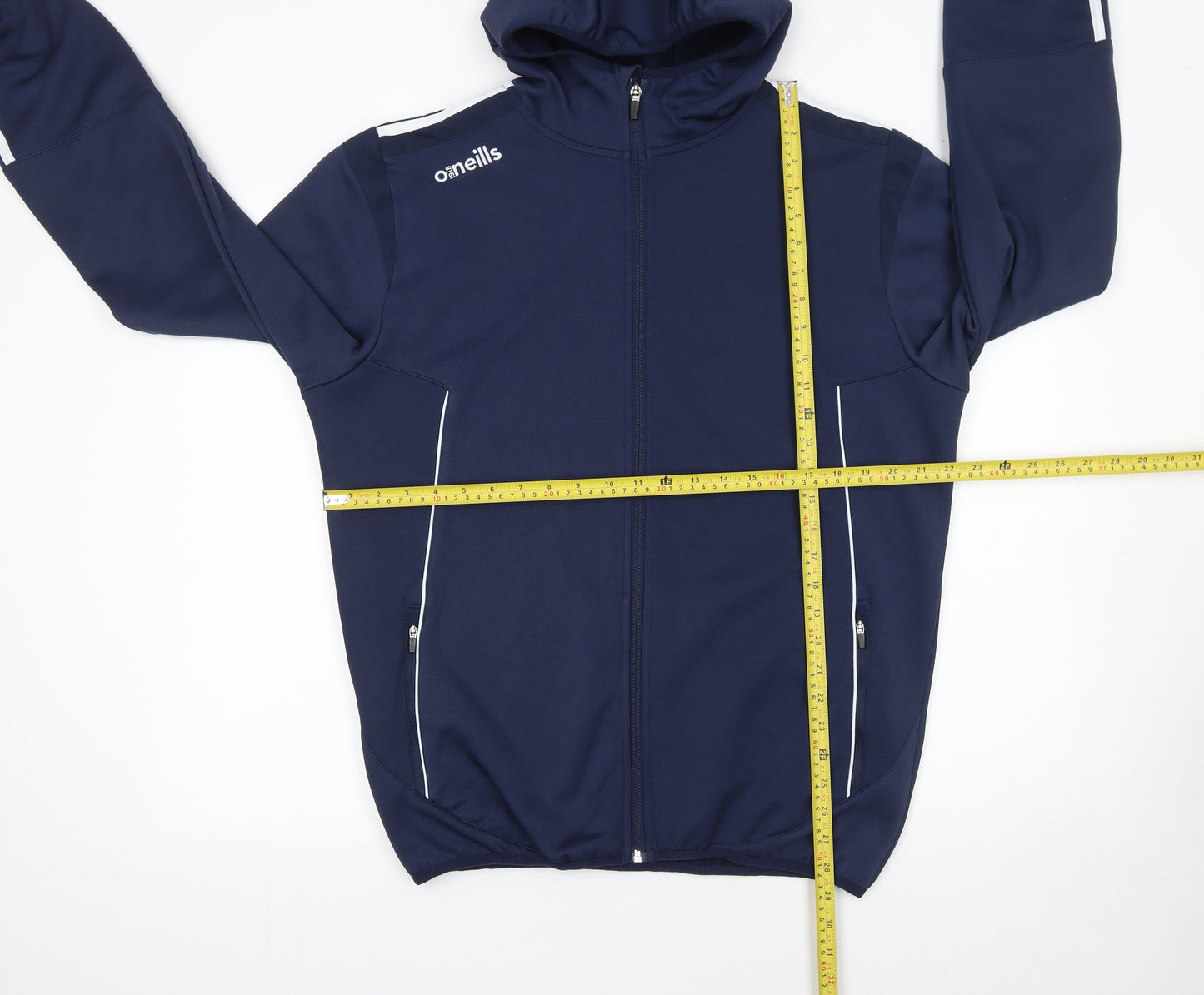 O'Neills Men's Blue Full Zip Hoodie Size M Sportswear