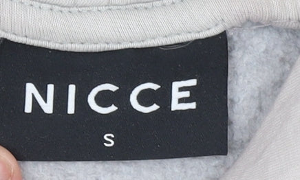 Nicce Men’s Beige Pullover Hoodie Size S Regular Fit Fleece