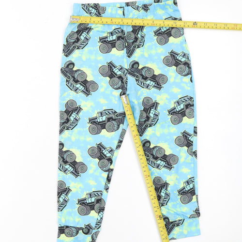 Originals Boys Blue Monster Truck Pyjama Set 4-5 Years Jersey Cotton