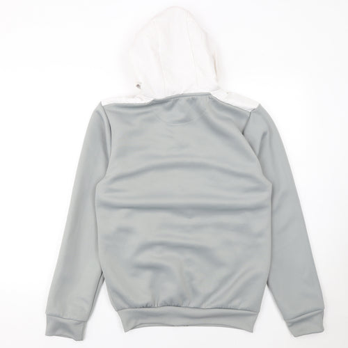 McKenzie Men's Grey Full Zip Hooded Sweatshirt Size S